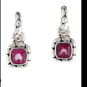 John Hardy Batu Kali Pink Topaz earrings